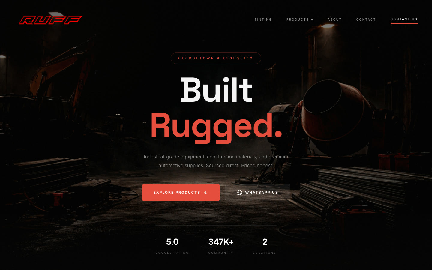 RUFF Automotive home page